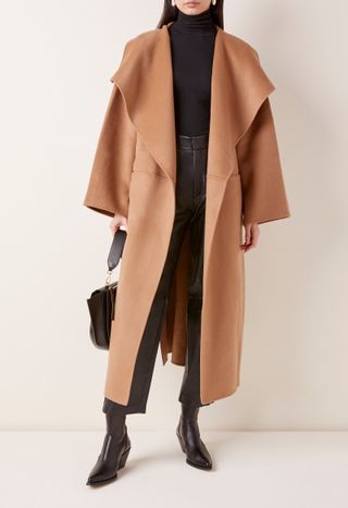 Totême + Annecy Oversized Cashmere-Wool Blend Coat