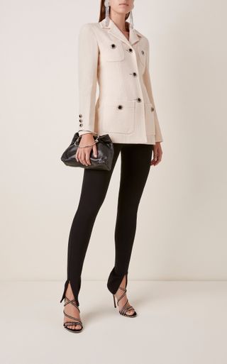 Alessandra Rich + Wool-Blend Bouclé Jacket
