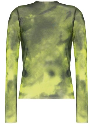 Marques' Almeida + Tie-Dye Mesh Top