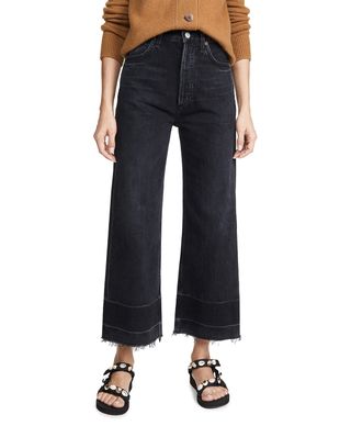 Citizens of Humanity + Sacha High Rise Wide Leg Jeans