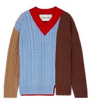 Andersson Bell + Oversized Color-Block Wool-Blend Sweater