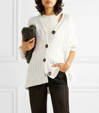 Loulou Studio + Zannone Cable-Knit Wool and Cashmere-Blend Cardigan