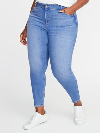 Old Navy + High-Waisted Secret-Slim Pockets Rockstar Cropped Super Skinny Jeans