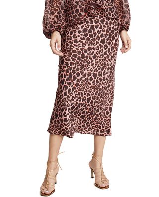The Fifth Label + Leopard Skirt