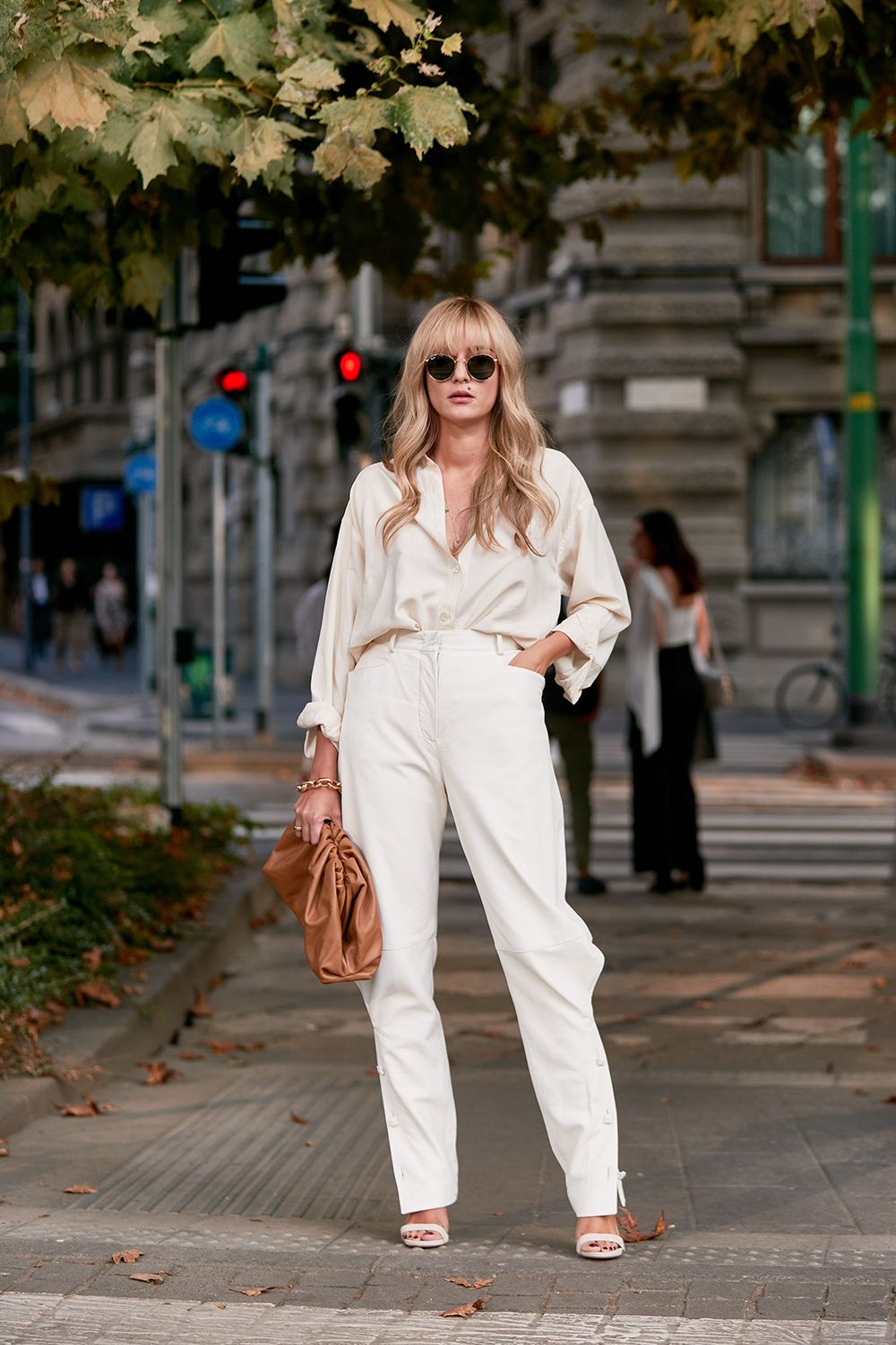 See the Latest Milan Fashion Week Street Style Spring 2020 | Who What Wear