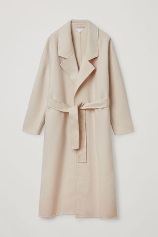 COS + Wool-Mixed Relaxed Belted Coat
