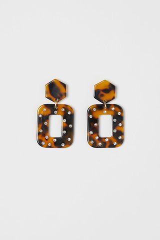 H&M + Earrings With Rhinestones