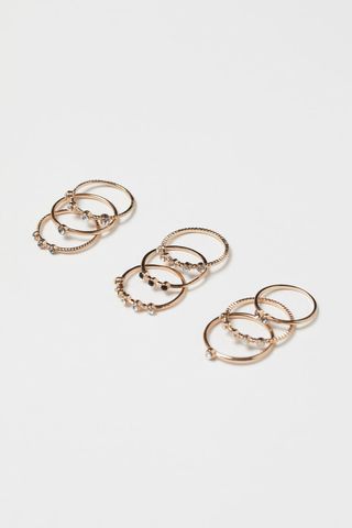 H&M + 9-Pack Rings