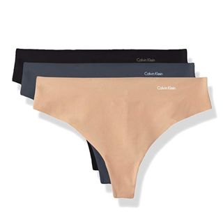 Calvin Klein + Invisibles No Panty Line Thong Multipack