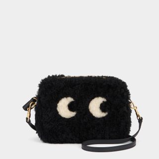 Anya Hindmarch + Shearling Eyes Cross-Body