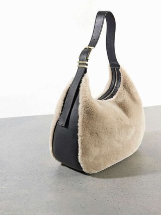 Mint Velvet + Faux Fur Shoulder Bag