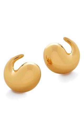 Monica Vinader + Nura Wrap Stud Earrings