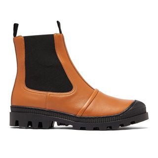 Loewe + Tread-Sole Leather Ankle Boots