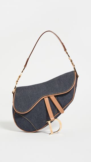 Shopbop Archive + Christina Dior Denim Saddle Bag