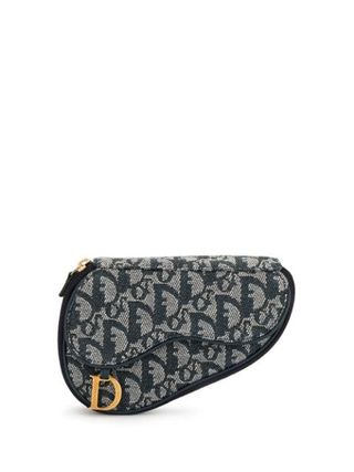 Dior + Pre-Owned Trotter Saddle Pouch - Farfetch