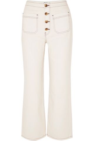 Reformation + Eloise Cropped High-Rise Jeans