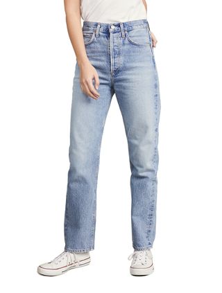 Agolde + Mid-Rise 90’s Loose-Fit Jeans