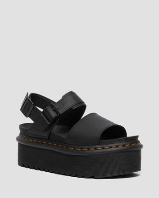 Dr. Martens + Voss Quad Leather Strap Platform Sandals