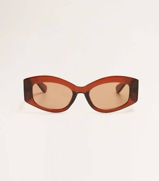 Mango + Acetate Frame Sunglasses