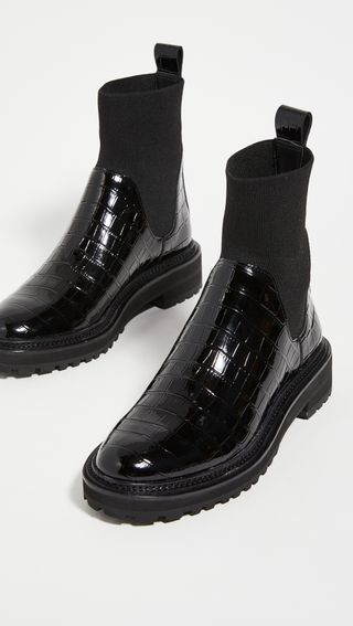 Loeffler Randall + Bridget Chelsea Combat Boots