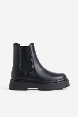 H&M + Warm-Lined Chelsea Boots