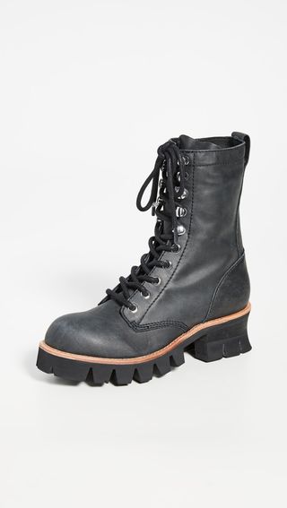 Jeffrey Campbell + Sycamore Combat Boots