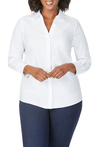 Foxcroft + Chrissy Non-Iron Shirt