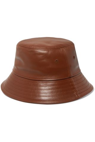 Burberry + Leather Bucket Hat