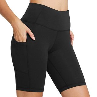 Baleaf + High Waist Compression Shorts