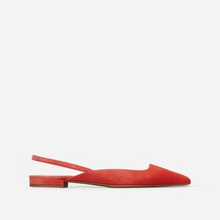 Everlane + The Editor Slingback - Persimmon Suede