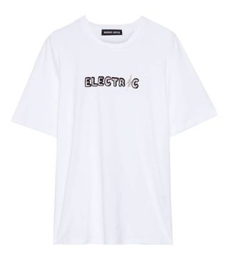 Markus Lupfer + Alex Embellished Cotton-Jersey T-Shirt