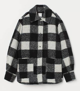 H&M + Wool-Blend Shirt Jacket
