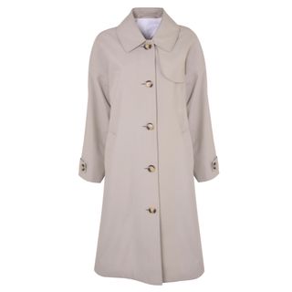 KLEY + Natural Cotton-Rich Trench Coat