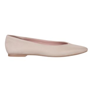 KLEY + Off White 'Softee' Pointed Toe Ballet Pumps