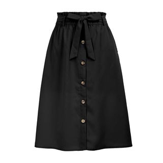 Kate Kasin + A-Line Button-Up Skirt