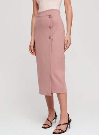 Babaton + Buttoned-Up Skirt