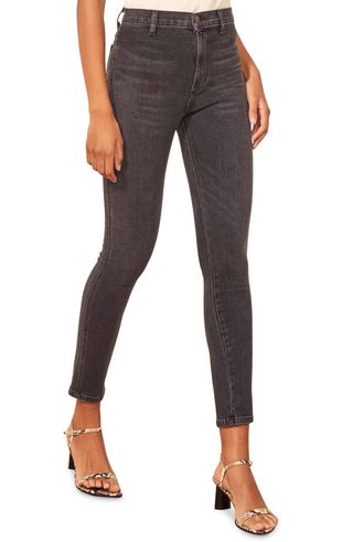 Reformation + May High 
Skinny Jeans