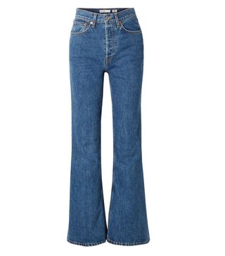Re/Done + High-Rise Wide-Leg Jeans