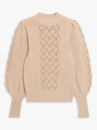 AND/OR + Bridget Pointelle Jumper