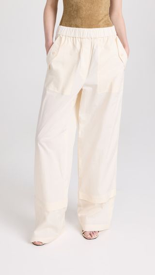 Tibi + Cotton Cargo Convertible Pants
