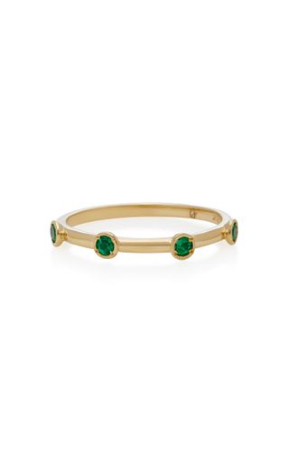 Octavia Elizabeth + 18K Gold Emerald Ring