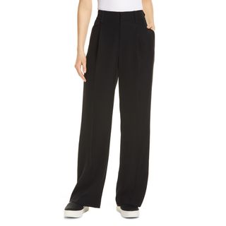 Vince + Relaxed Wide Leg Trousers