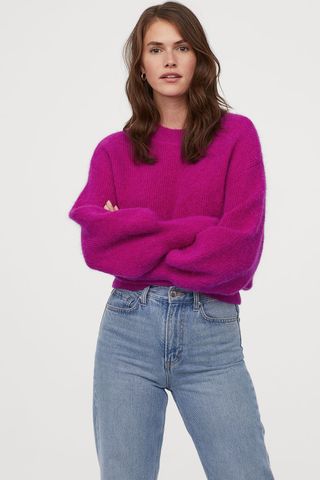 H&M + Fine-Knit Alpaca-Blend Sweater