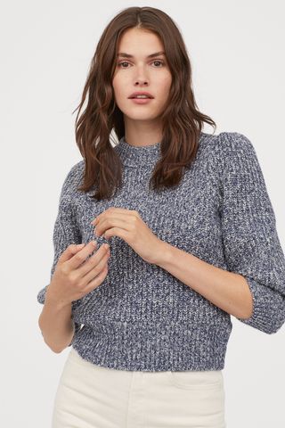 H&M + Puff-Sleeved Sweater