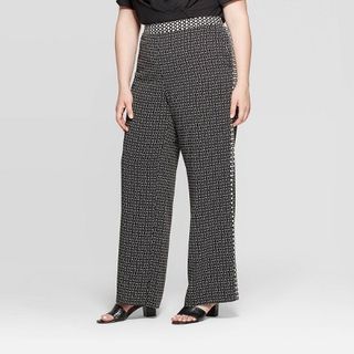 Who What Wear x Target + Mid-Rise Relaxed Trousers