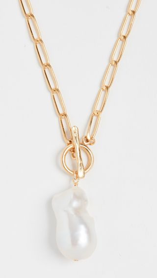 Chan Luu + White Pearl Necklace