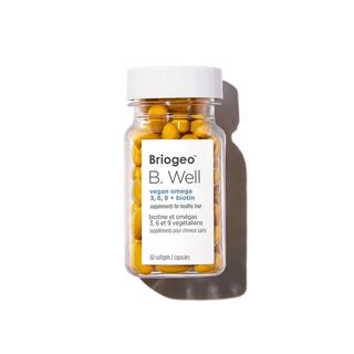Briogeo + B. Well Vegan Omega 3, 6, 9 + Biotin Supplements for Healthy Hair
