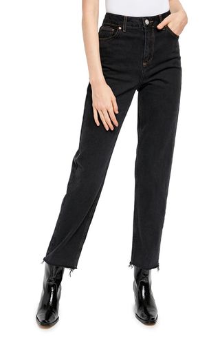 BDG + Urban Outfitters Pax Contrast Stitch High Waist Crop Jeans