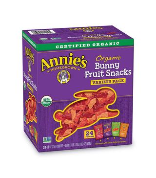 Annie's Homegrown + Organic Bunny Fruit Snacks, Variety Pack, 24 Pouches