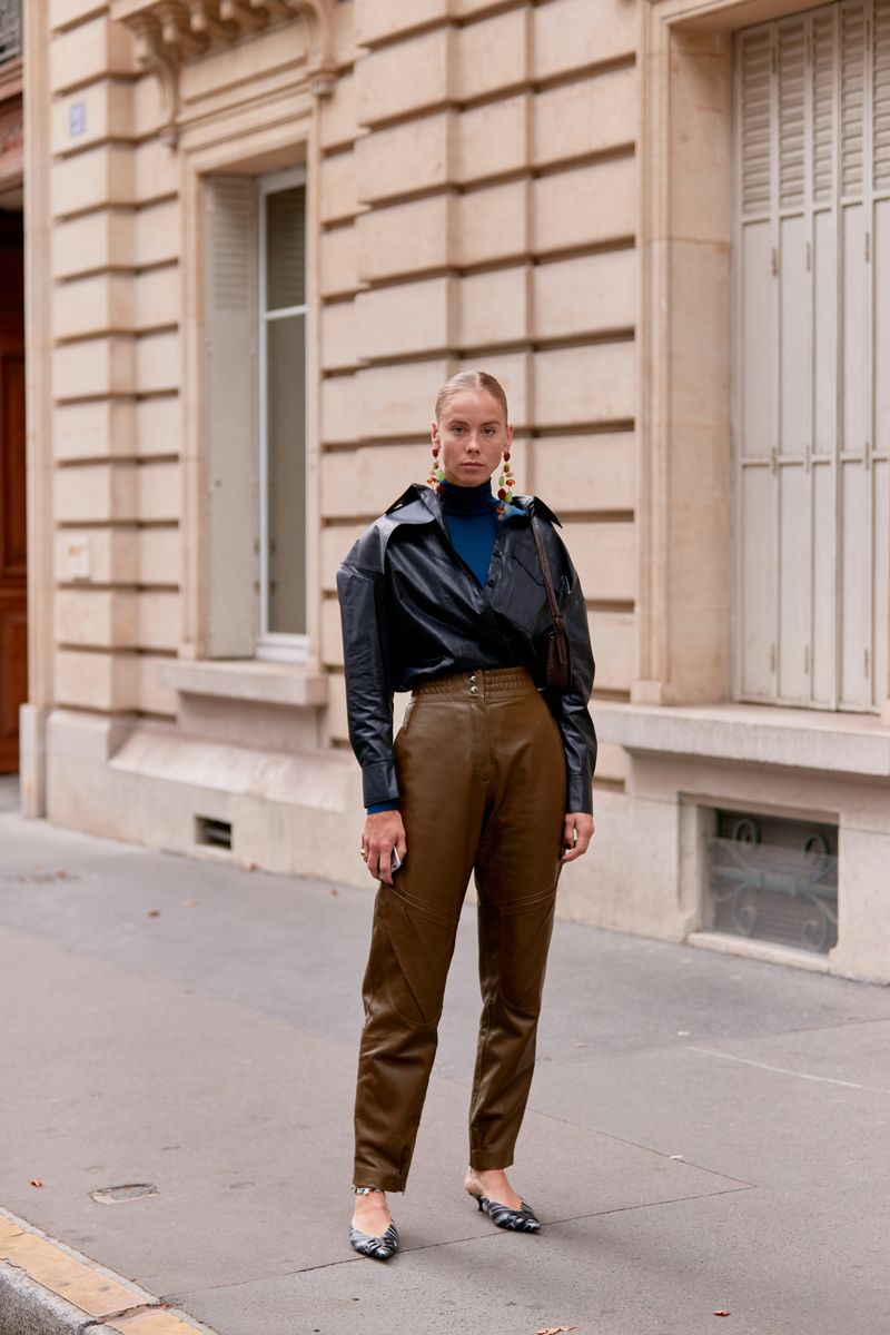 10 Leather-Pant Outfits That Are So Chic | Who What Wear